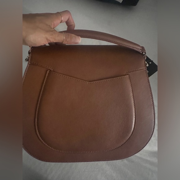 The Kooples saddle bag tan leather NWOT - Picture 8 of 16